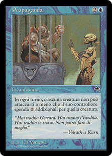Propaganda
Tempest - Italian
Single
Magic The Gathering