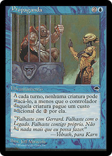 Propaganda
Tempest - Portuguese
Single
Magic The Gathering