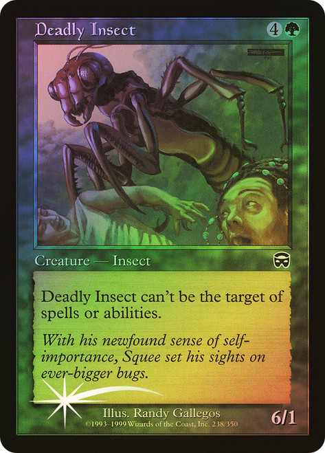 Deadly Insect\nMercadian Masques\nSingle\nMagic The Gathering