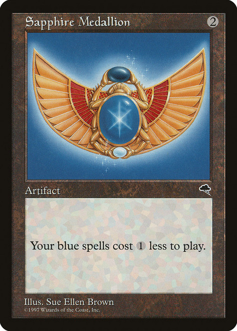 Sapphire Medallion\nTempest\nSingle\nMagic The Gathering
