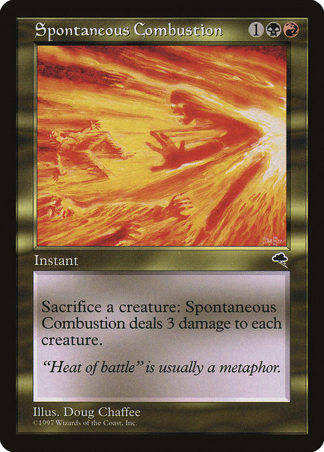 Spontaneous Combustion\nTempest\nSingle\nMagic The Gathering