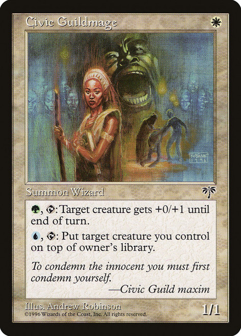 Civic Guildmage\nMirage\nSingle\nMagic The Gathering