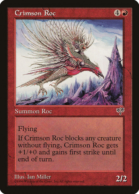 Crimson Roc\nMirage\nSingle\nMagic The Gathering