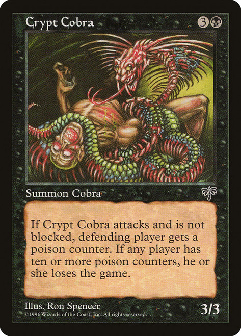 Crypt Cobra\nMirage\nSingle\nMagic The Gathering