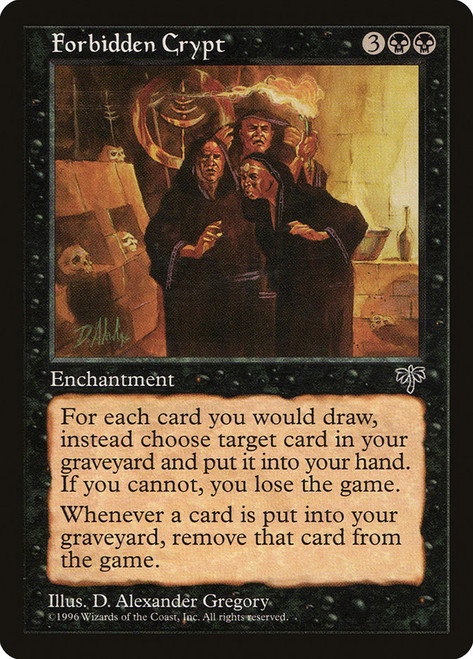 Forbidden Crypt\nMirage\nSingle\nMagic The Gathering