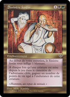 Grim Feast
Mirage - French
Single
Magic The Gathering