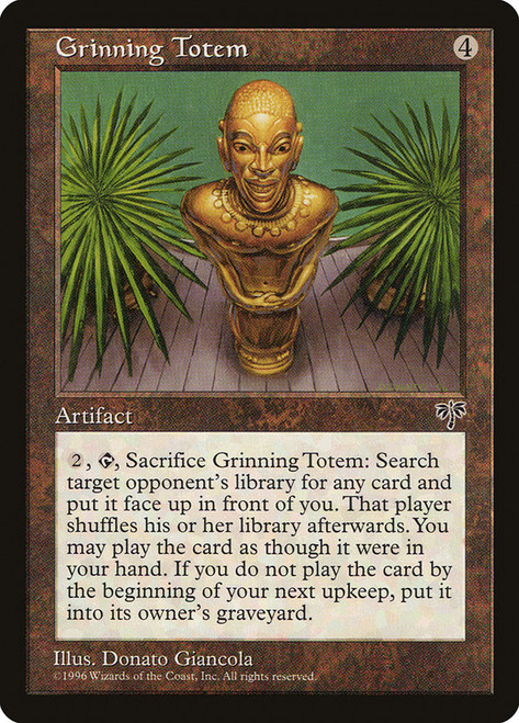 Grinning Totem\nMirage\nSingle\nMagic The Gathering