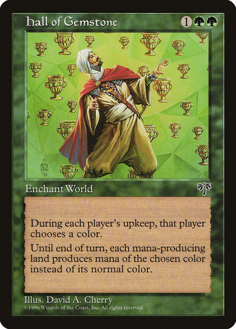 Hall of Gemstone\nMirage\nSingle\nMagic The Gathering