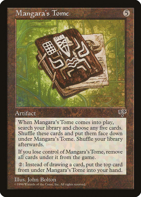 Mangara's Tome\nMirage\nSingle\nMagic The Gathering