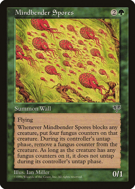 Mindbender Spores\nMirage\nSingle\nMagic The Gathering