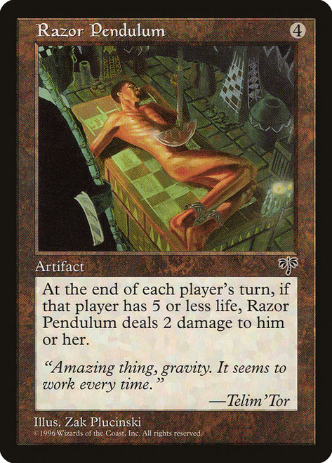 Razor Pendulum\nMirage\nSingle\nMagic The Gathering