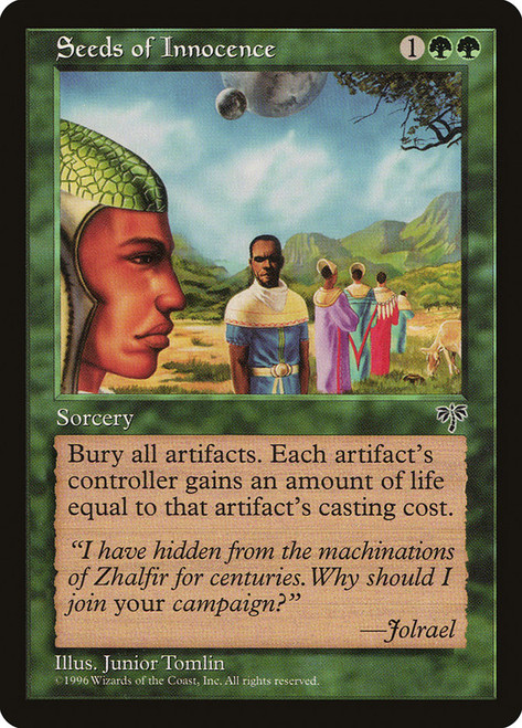 Seeds of Innocence\nMirage\nSingle\nMagic The Gathering