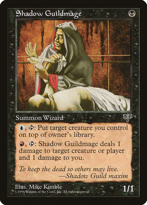 Shadow Guildmage\nMirage\nSingle\nMagic The Gathering