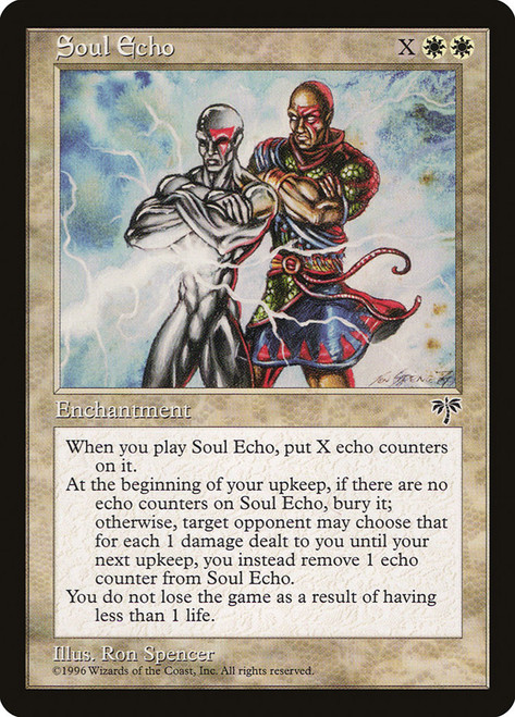 Soul Echo\nMirage\nSingle\nMagic The Gathering