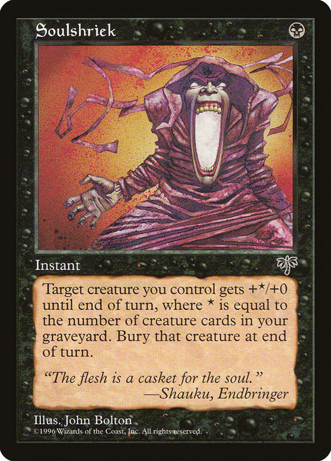 Soulshriek\nMirage\nSingle\nMagic The Gathering