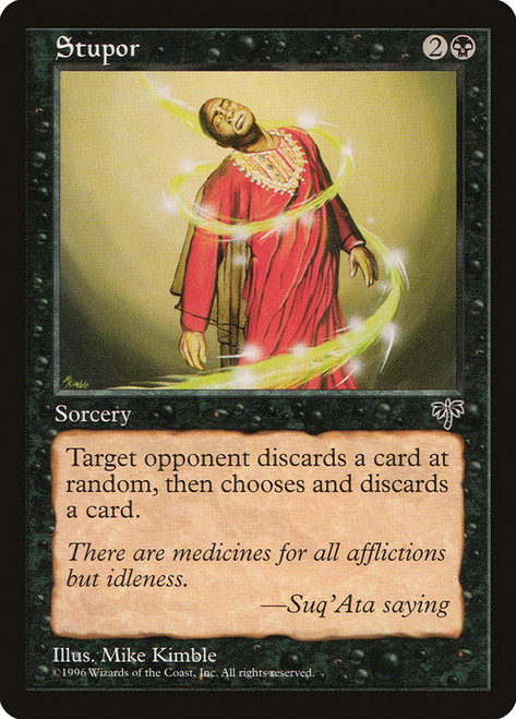 Stupor\nMirage\nSingle\nMagic The Gathering