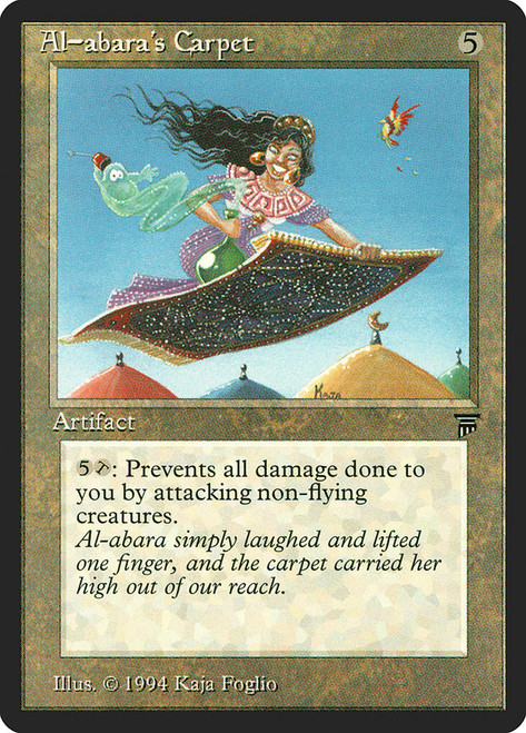 Al-abara's Carpet\nLegends\nSingle\nMagic The Gathering