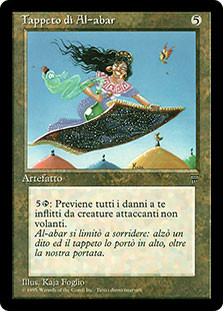 Al-abara's Carpet
Legends - Italian
Single
Magic The Gathering