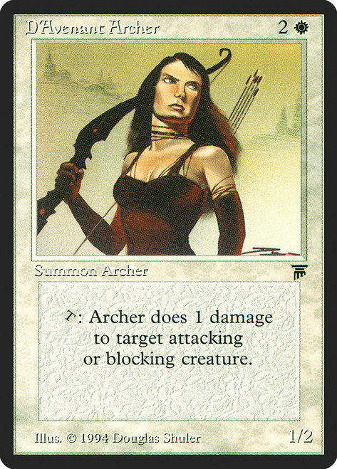 D'Avenant Archer\nLegends\nSingle\nMagic The Gathering