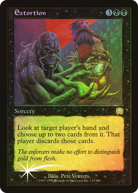 Extortion\nMercadian Masques\nSingle\nMagic The Gathering