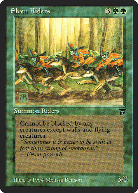Elven Riders\nLegends\nSingle\nMagic The Gathering