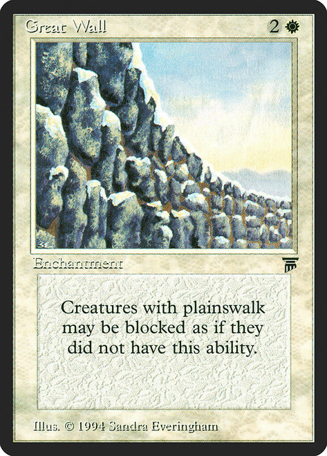 Great Wall\nLegends\nSingle\nMagic The Gathering