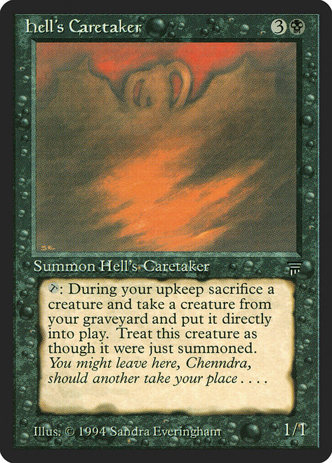 Hell's Caretaker\nLegends\nSingle\nMagic The Gathering