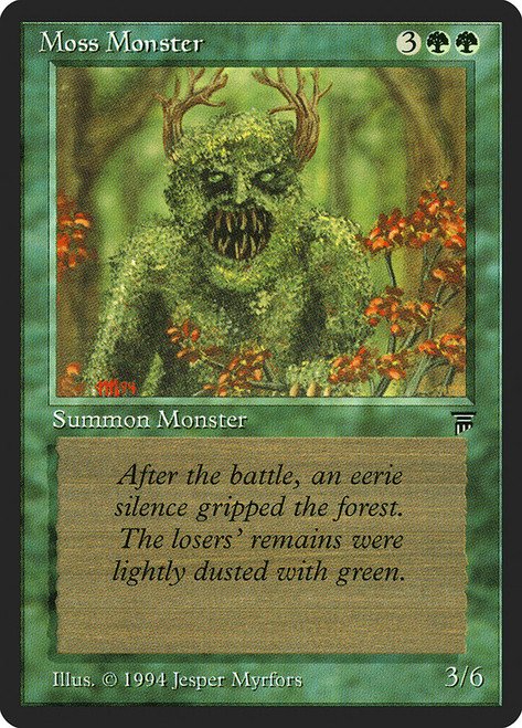 Moss Monster\nLegends\nSingle\nMagic The Gathering