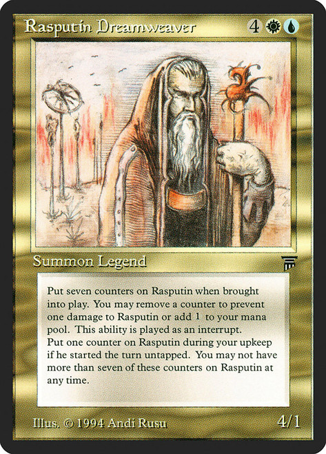 Rasputin Dreamweaver MTG 統率者　EDH Rasputin Dreamweaver · Legends (LEG) #253 · Scryfall Magic