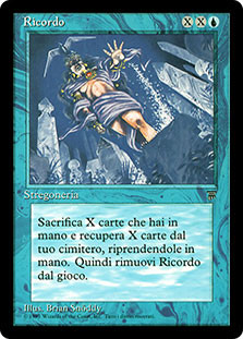 Recall
Legends - Italian
Single
Magic The Gathering