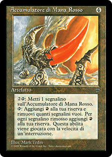 Red Mana Battery
Legends - Italian
Single
Magic The Gathering