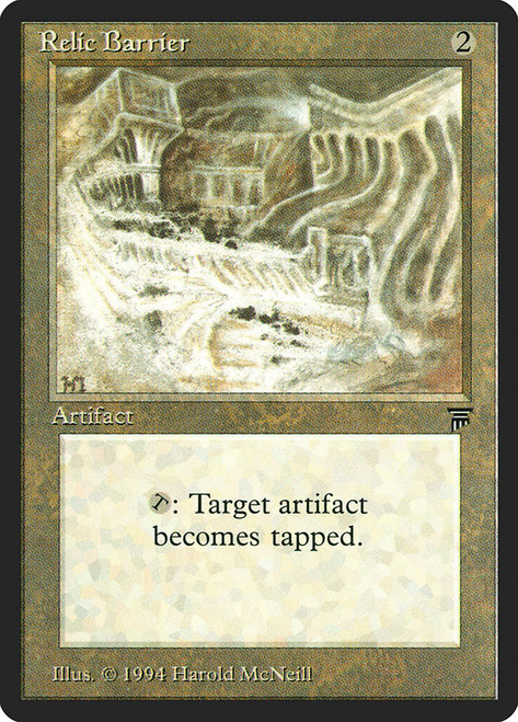 Relic Barrier\nLegends\nSingle\nMagic The Gathering