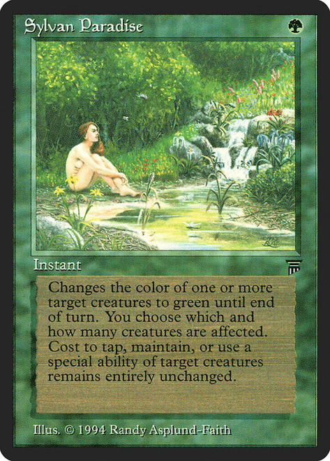 Sylvan Paradise\nLegends\nSingle\nMagic The Gathering