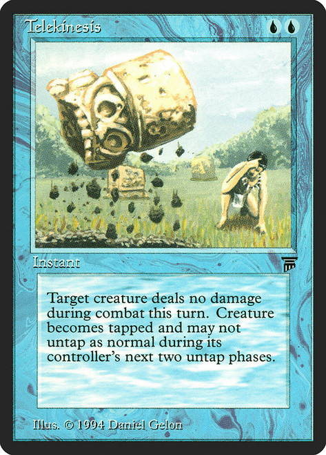 Telekinesis\nLegends\nSingle\nMagic The Gathering