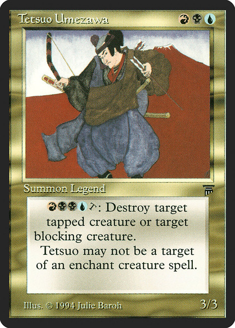 Tetsuo Umezawa\nLegends\nSingle\nMagic The Gathering