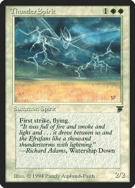 Thunder Spirit\nLegends\nSingle\nMagic The Gathering