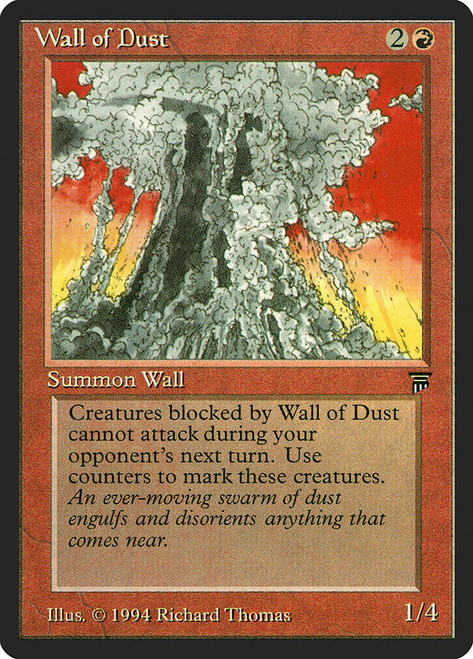 Wall of Dust\nLegends\nSingle\nMagic The Gathering