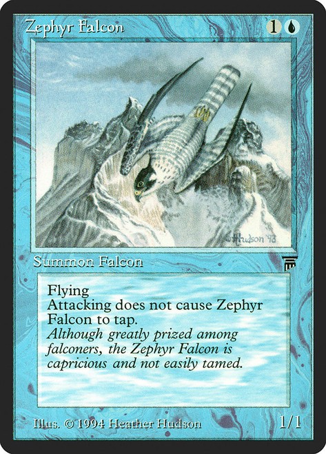 Zephyr Falcon\nLegends\nSingle\nMagic The Gathering