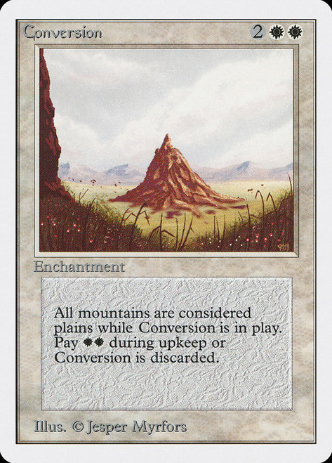 Conversion\nUnlimited\nSingle\nMagic The Gathering