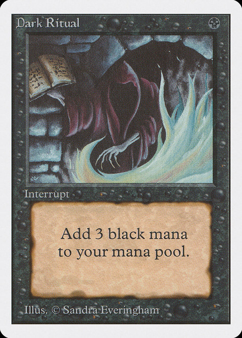 Dark Ritual\nUnlimited\nSingle\nMagic The Gathering