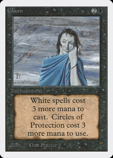 Gloom\nUnlimited\nSingle\nMagic The Gathering