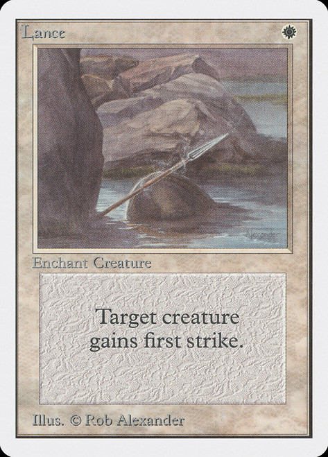 Lance\nUnlimited\nSingle\nMagic The Gathering