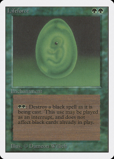 Lifeforce\nUnlimited\nSingle\nMagic The Gathering