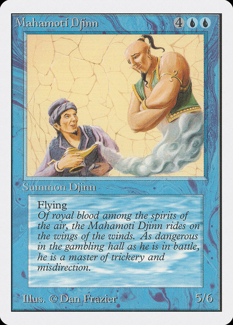 Mahamoti Djinn\nUnlimited\nSingle\nMagic The Gathering