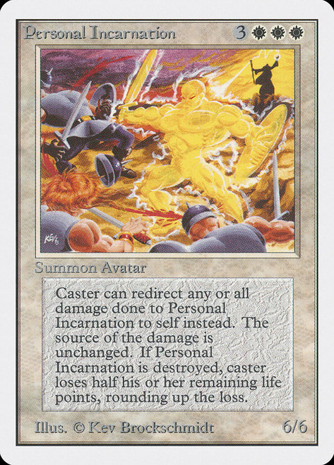 Personal Incarnation\nUnlimited\nSingle\nMagic The Gathering