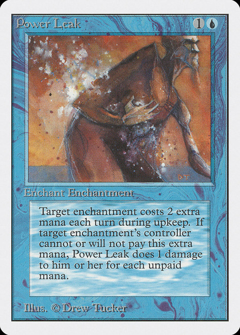 Power Leak\nUnlimited\nSingle\nMagic The Gathering