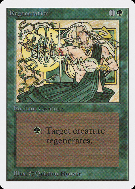マジック:ザ・ギャザリング MTG Regeneration Regeneration (Not Tournament Legal) | Collectors' Edition