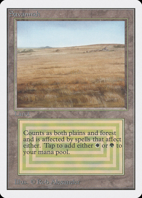 Savannah\nUnlimited\nSingle\nMagic The Gathering