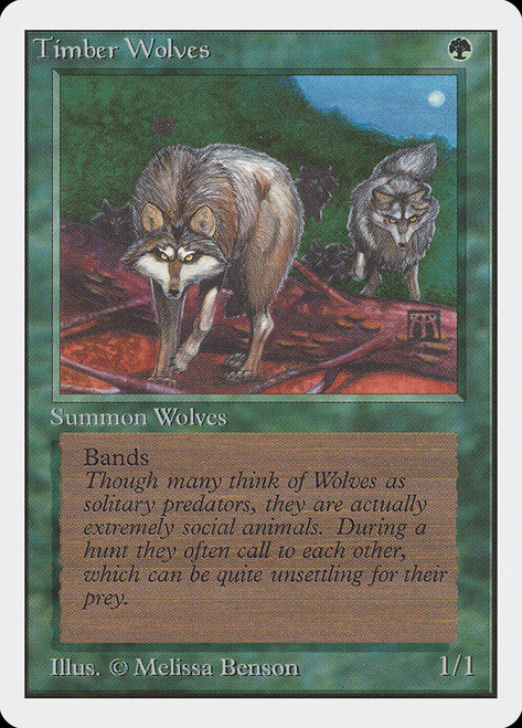 マジック：ザ・ギャザリング MTG Timber Wolves 30th Timber Wolves | 4th Edition - Alternate | Star City Games