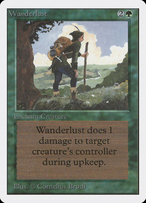 Wanderlust\nUnlimited\nSingle\nMagic The Gathering